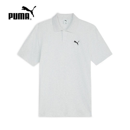 PUMA彪马秋季新款男休闲运动宽松透气短袖t恤翻领polo衫639718-05