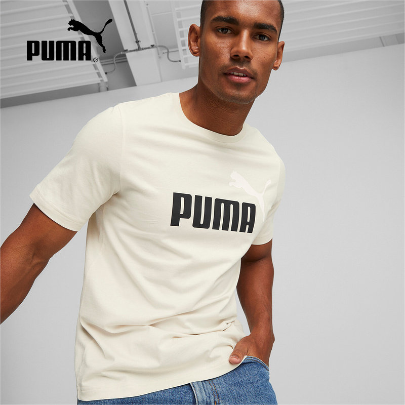 PUMA彪马新款夏季男子短袖T恤休闲上衣跑步圆领半袖847666