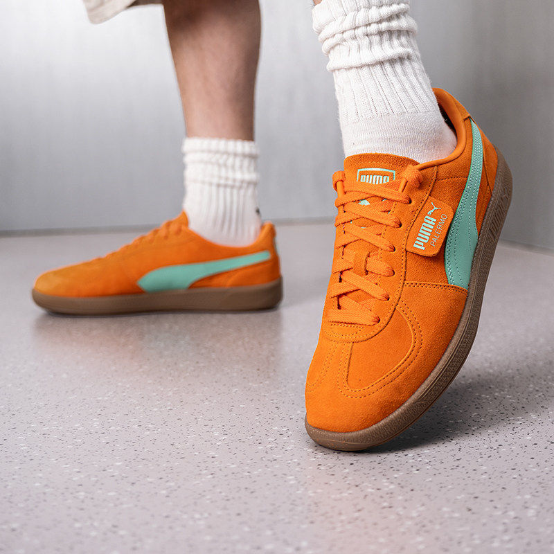 PUMA彪马新款薄底鞋复古棕色薄底T头鞋男女款板鞋PALERMO 396463,运动鞋new,运动休闲鞋,淘宝优惠券,粉丝福利购,淘宝优惠卷