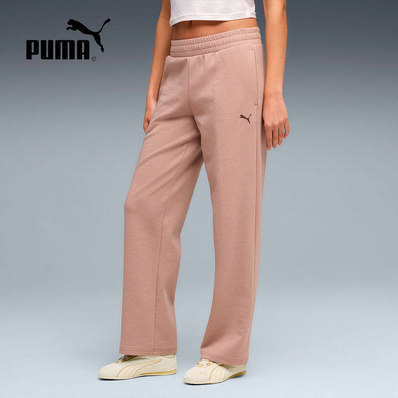 PUMA彪马官方新款宽松直筒经典运动长裤女子针织休闲长裤 694094,运动服/休闲服装,运动长裤,淘宝优惠券,粉丝福利购,淘宝优惠卷