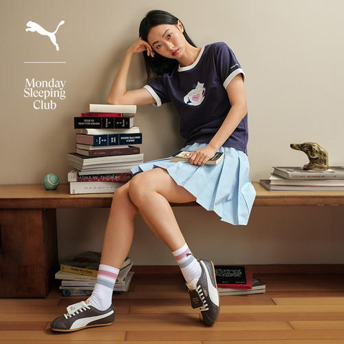 PUMA彪马Monday Sleeping Club联名|百褶裙运动短裙女夏季 638983