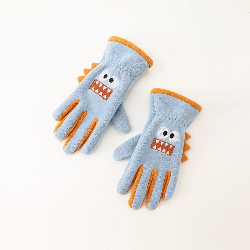 儿童手套秋冬季新款可爱卡通保暖户外防寒防风学生骑行防冻