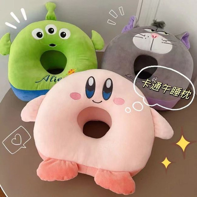 草莓熊午睡枕小学生趴桌上睡觉办