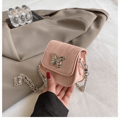 超火小包包女2025新款链条斜挎包百搭精致夏天国风银色mini迷你包