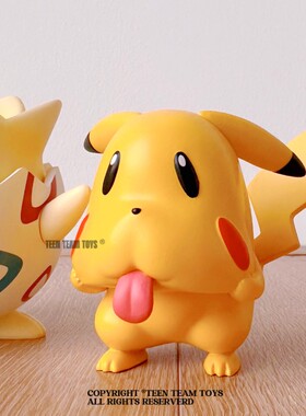 鬼脸比卡摆件玩具桌搭可车载