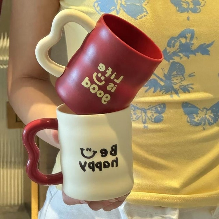 高颜值漱口杯牙刷洗漱ins学生宿舍刷牙可爱家用情侣牙缸杯子结婚