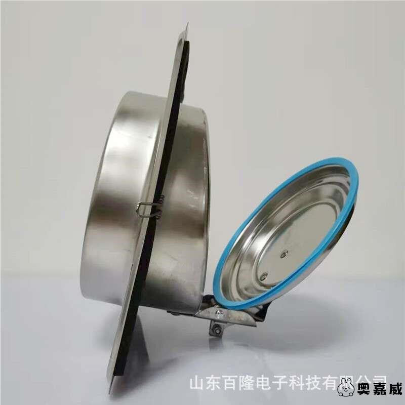 热销不锈钢烟道止逆阀厨房专用止回阀单向阀抽油烟机管道止烟阀防