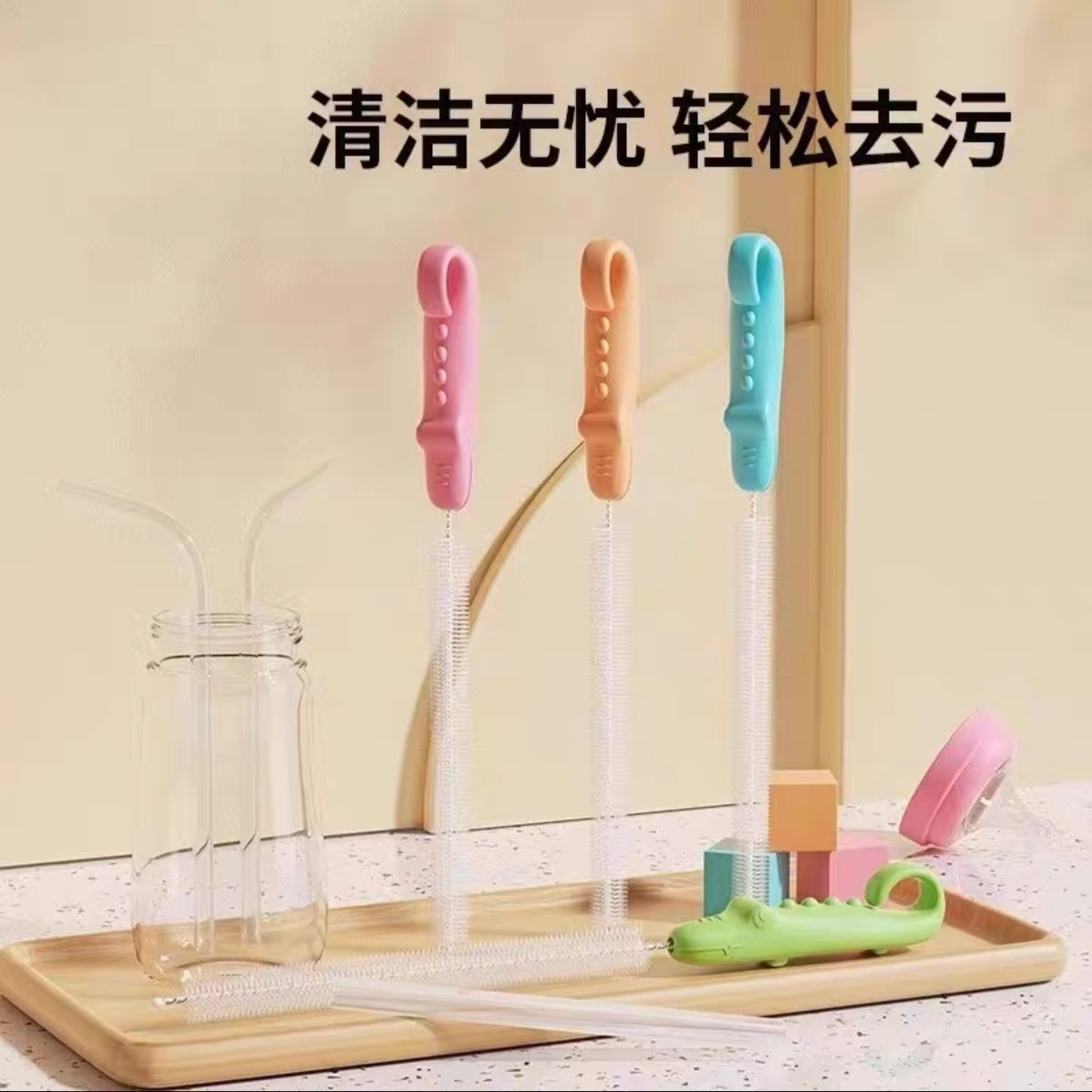 奶嘴刷细小试管刷定制管道刷清洁