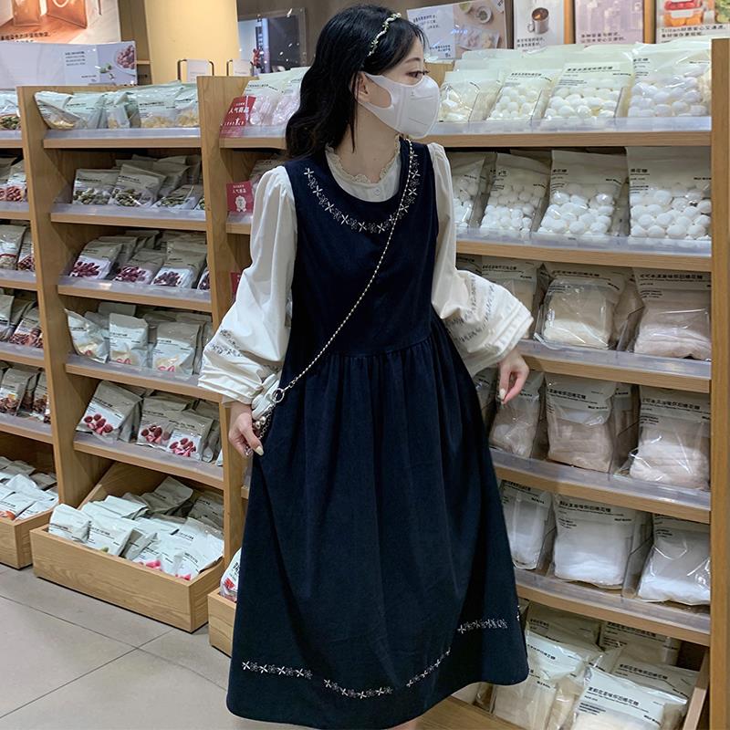 森女甜美部落秋冬复古宽松