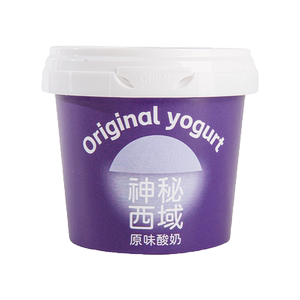 神秘西域新疆生牛乳原味0乳糖低温营养无添加剂酸奶150g×12罐
