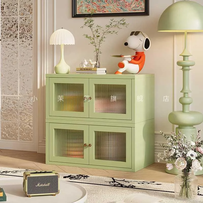 家用钢制儿童书架小型铁收纳玩具艺绘本架书柜自由组合落地置