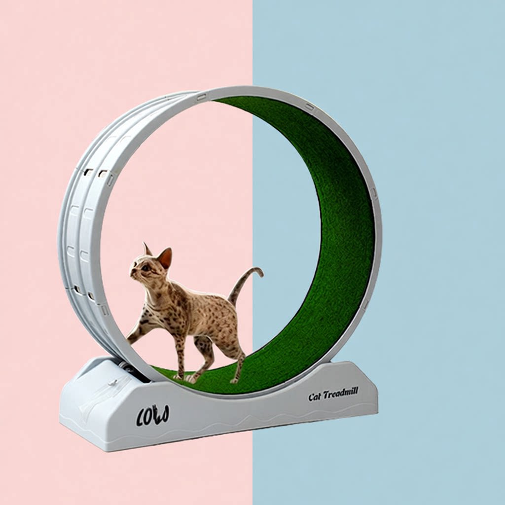 直供猫咪跑步机健身磨爪运动多功宠物智能玩具
