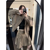 轻轻 酷酷 好看 久等 是也 MMUIICHAN 风衣套装 像风一样