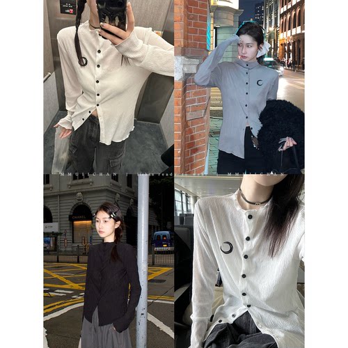 MMUIICHAN 秋月 复活+加色!!超绝经典四季都能穿的月亮刺绣开衫