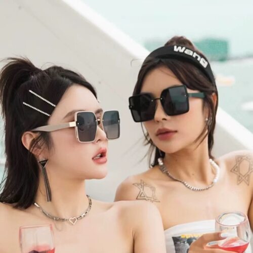 【品牌质墨镜】男女高级感ins防紫外线太阳眼镜开车专用防晒大脸