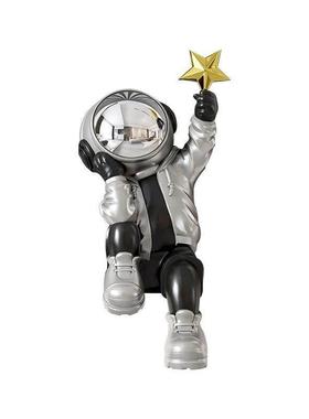 太空人太空人大型落地摆件电视柜地台坐姿客厅装饰品乔迁新居礼物