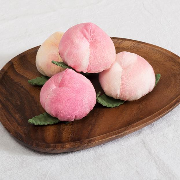 创意桃子香囊diy材料包艾草成品汽车挂件手工自制礼品端午节团建