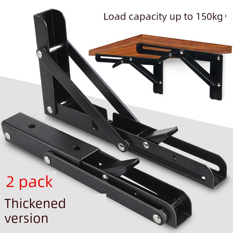 不锈钢折叠支架支架三脚架墙挂墙桌架书架墙承重储物架货架支架