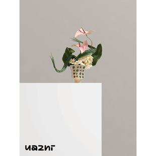 花小只 样板间儿童房书桌展示柜摆件 手绘陶瓷仿真花艺组合绘意