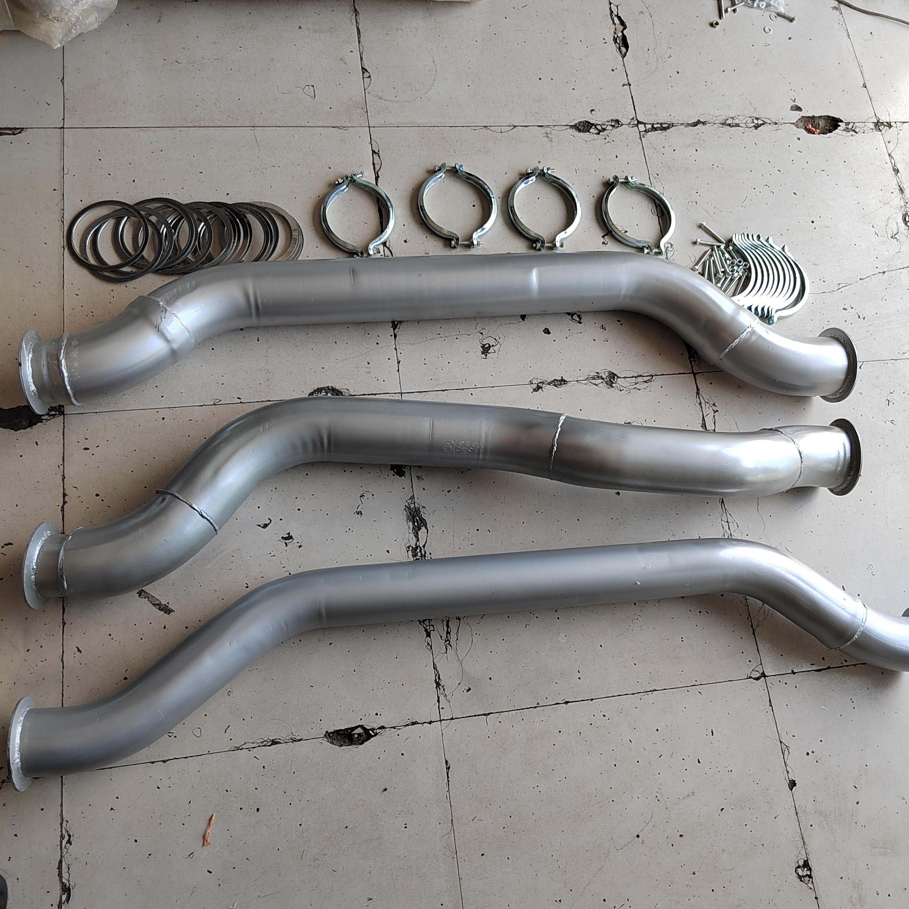 适用于陕西重型卡丹新M3000排气管总成汽车配件连接管原改装件