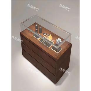 珠宝首饰柜台样品展览商场玻璃柜展示柜展示柜茶室茶具陶瓷古玩柜
