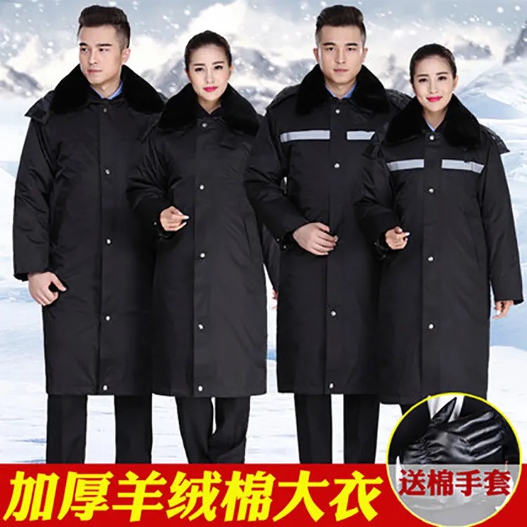 保安棉衣男冬季作训服防