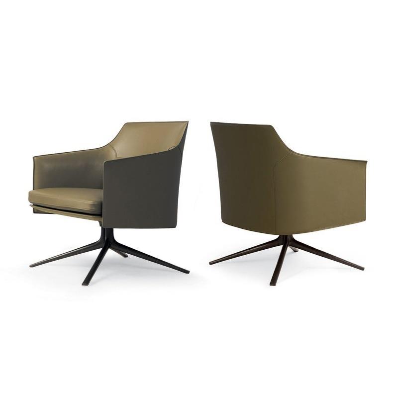 意式极简布艺餐厅餐椅酒店会议椅客房书椅设计师软装洽谈扶手椅