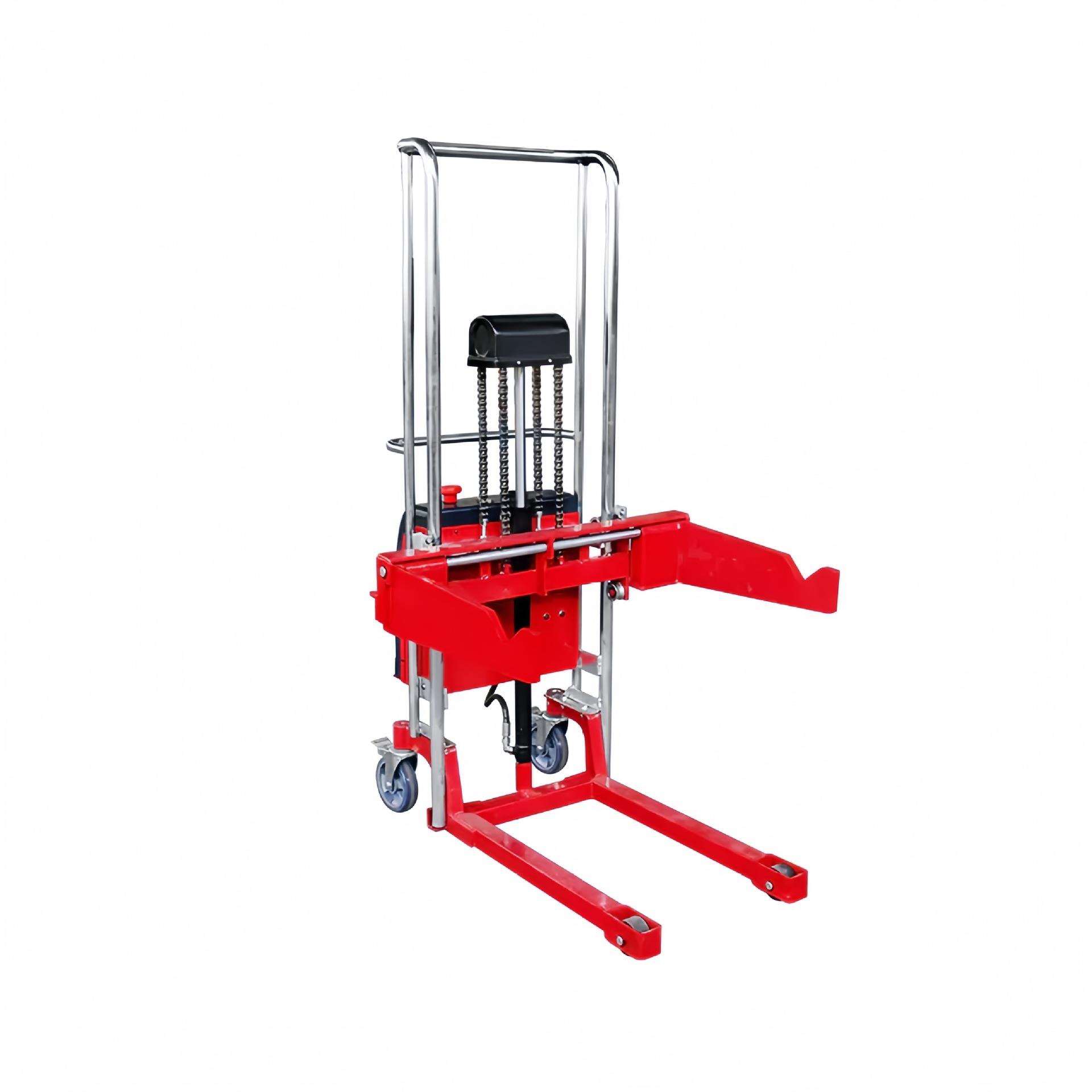 非标轻型卷膜堆高车圆形物料升高车长料卷筒搬运车工位上料架杭州