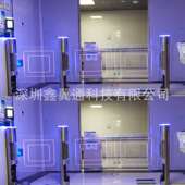 圆柱摆闸刷卡门禁闸机统人419道翼闸楼梯入口人系脸行通识别速通