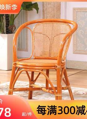 N5天然真藤子件套EFG三茶几休闲编办藤公椅靠背椅茶楼椅阳台椅简