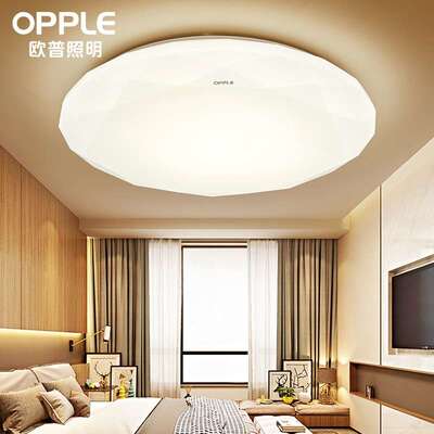 灯照明钻LED温房馨灯书卧室现厅代三PMO防星吸顶灯客简约圆形