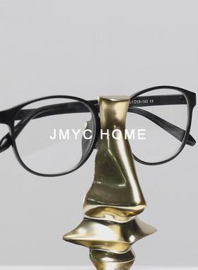 现ZUE代轻创意艺术眼电镜饰支架装创意样板间奢玄关视柜书桌酒柜