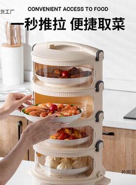 餐桌罩菜pxx20642罩可多折罩叠加菜热层保温恒温剩食物家用盖菜罩