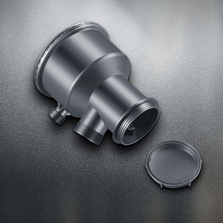 厨房不锈钢水槽185韩式大口径台控下水器防堵防臭单盆下水管钢头