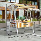 vs集市网摊位展示架加厚市集夜市红摆摊促户销973商用外地摊v移动