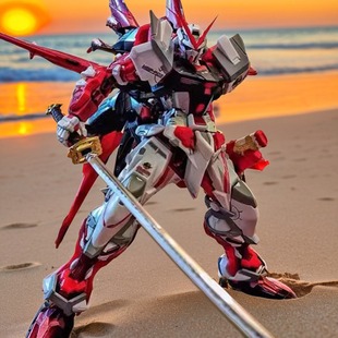 国产官方红异端独角兽HG高达模型积木玩具机甲男孩拼装手办RG礼物