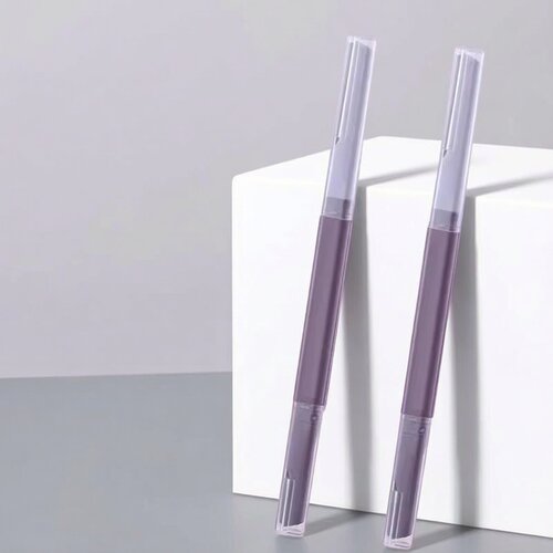 新款双头修眉刀片微距防护网不锈钢刮眉刀新手初学者男女专业工具