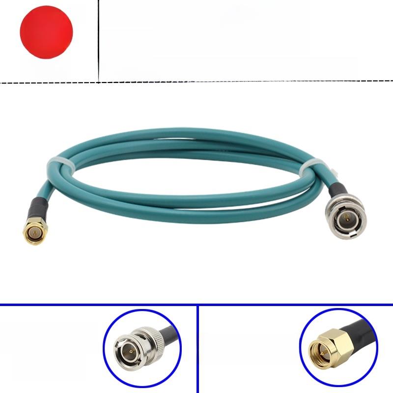 Bnc公转Sma公测试电缆高频6Ghz Rg223软双屏蔽Bnc-Sma适配器电缆