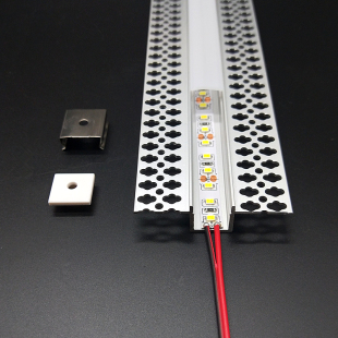 钛合金花边造型LED线条灯线性铝槽灯嵌入式 暗藏铝合金硬灯条流水