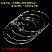 高透亚克力板有机玻璃UV印刷DIY手工台卡展示牌任意尺寸切割定制