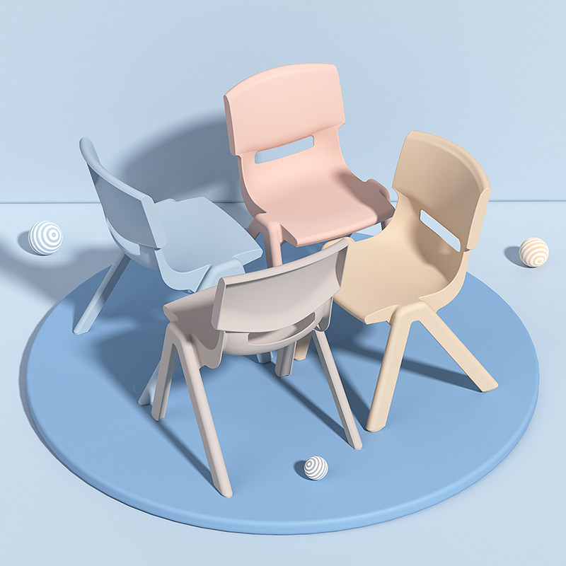 育才儿童椅子塑料小凳子幼儿园靠背椅家用座椅板凳洗手洗脸宝宝凳