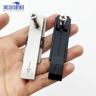 断桥铝合金推拉门配件螺丝扣厨房阳台玻璃门锁点锁扣不锈钢卡扣