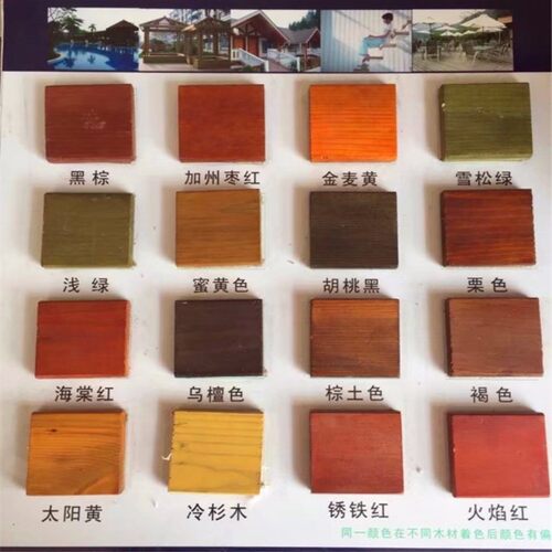 木蜡油透明色高光面漆保养清漆防水防腐长效防护耐候天然户外自喷