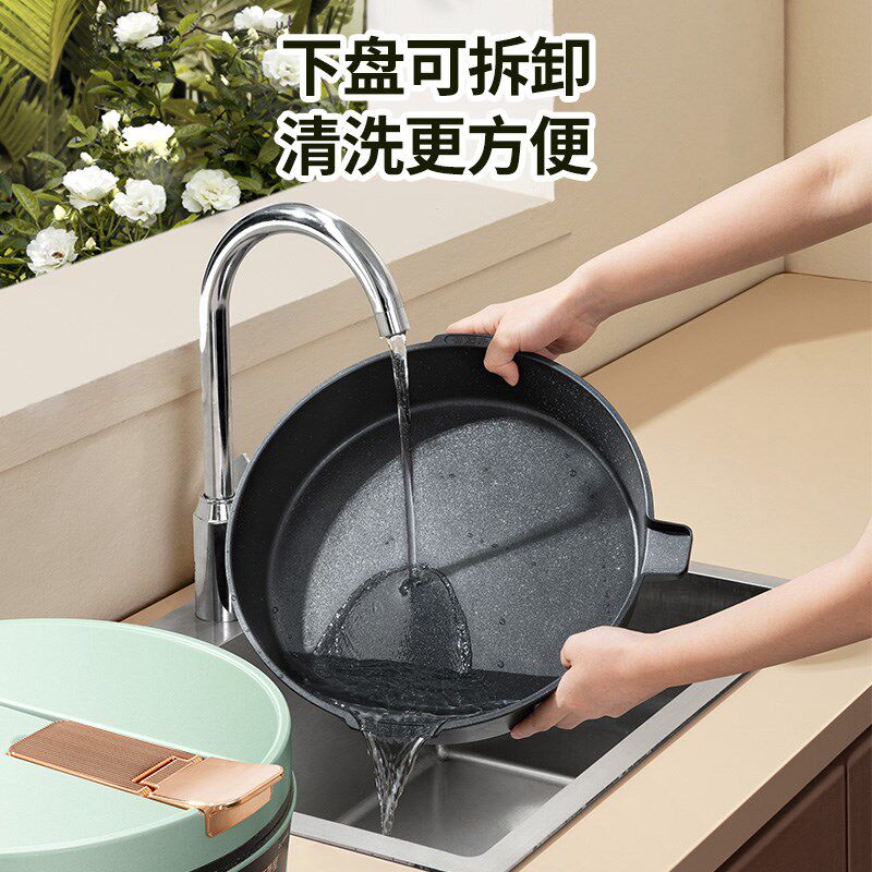 分离电饼铛电饼档家用双面加热自动煎饼锅挡称加深加大可拆洗拆卸