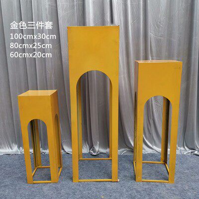 婚庆道具铁艺方形甜品台婚礼迎宾区婚纱摄影酒店橱窗装饰蛋糕摆件