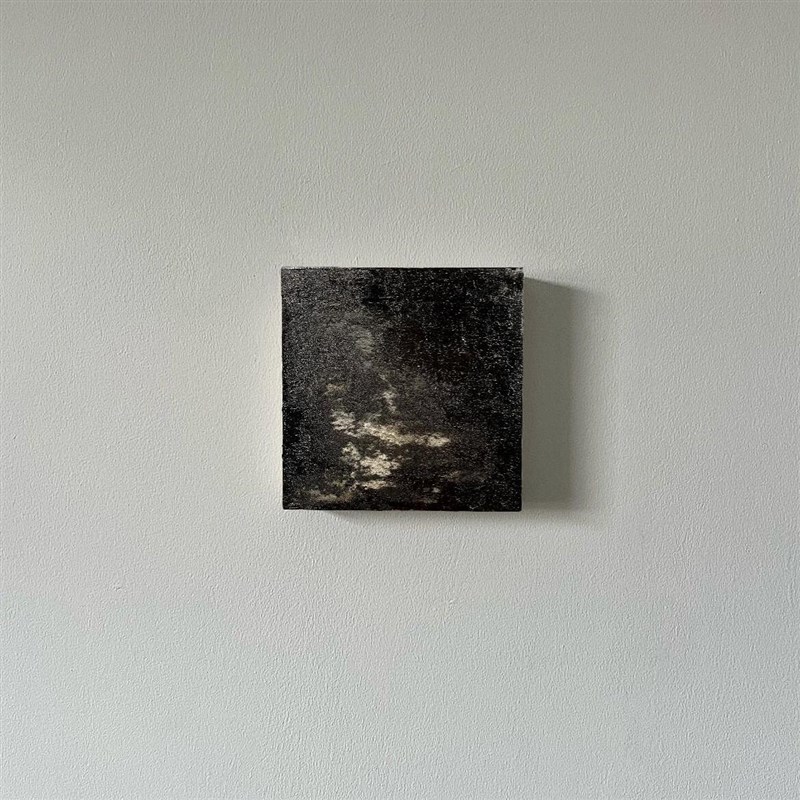 侘寂风抽象装饰画 黑色系创意挂画 酒店卧室艺术画小幅组合