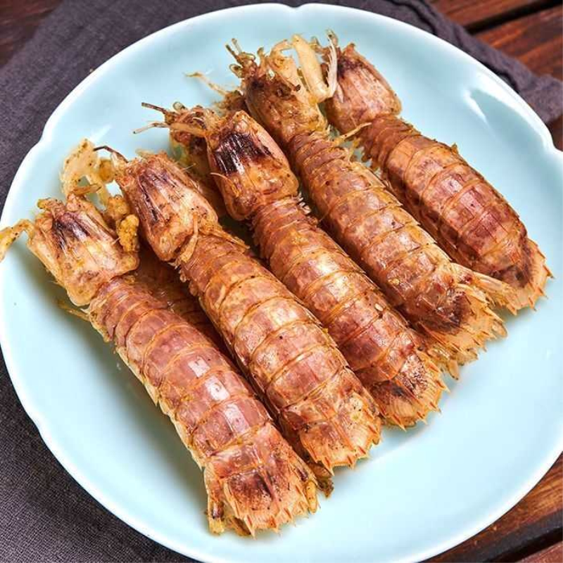 真正舟山椒盐皮皮虾即食零食新鲜鲜活海鲜熟食罐装麻辣虾姑琵琶虾