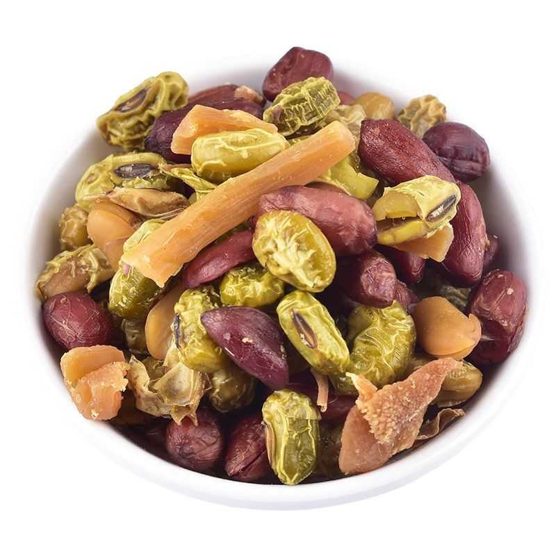 即食登科水煮多味笋丝笋干花生青豆休闲零食特产小吃独立小包装