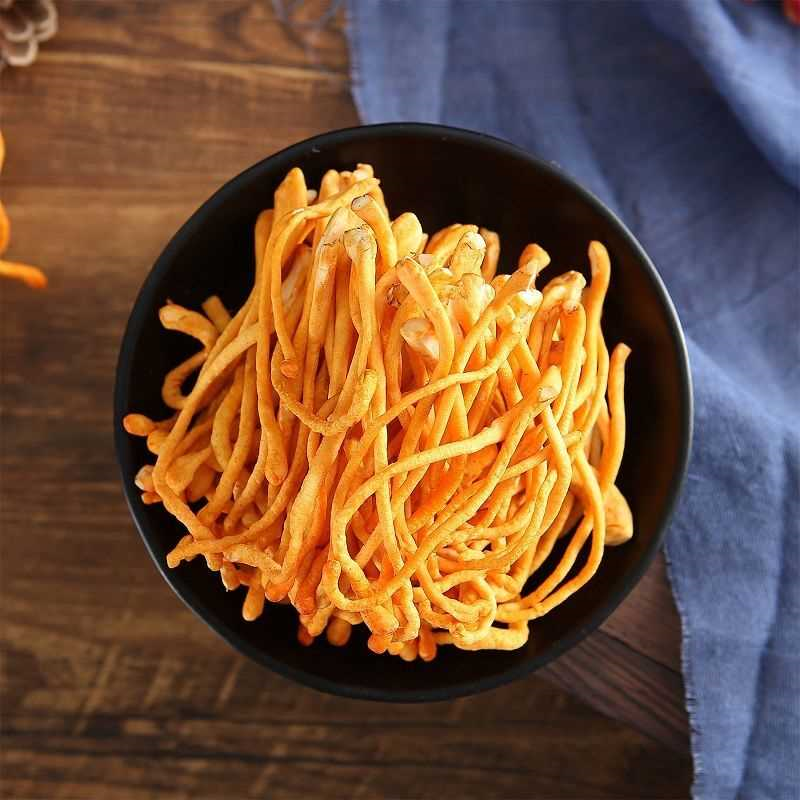 虫草花鲜货一斤装正品鲜湿北金蛹虫草菌菇孢子头煲汤食材非干货