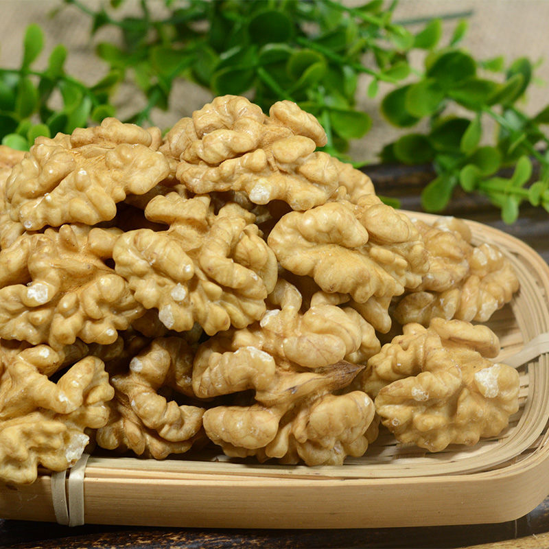 2024新货生核桃仁500g新鲜小包装去壳孕妇零食原味大核桃肉散装
